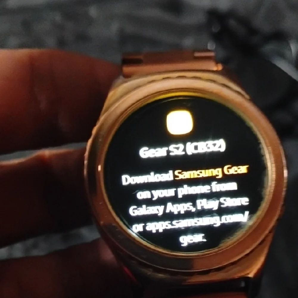 Samsung Gear S2 Smartwatch Rose Gold Bluetooth Fitness Tracker